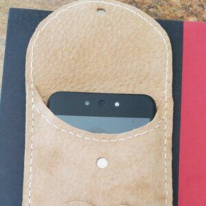 Brand New - PIG SKIN SUEDE phone case 6.5"x3.5" Samsung Galaxy S10